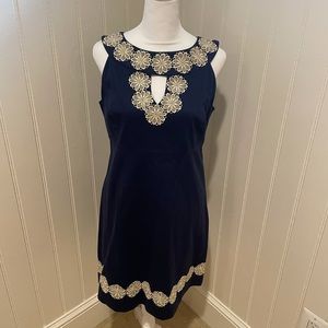LILLY PULITZER navy cotton sundress Sz 6